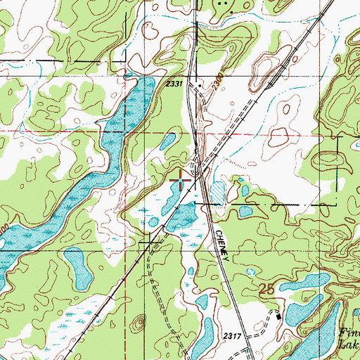 Topographic Map of Emtman Dam Number Two, WA
