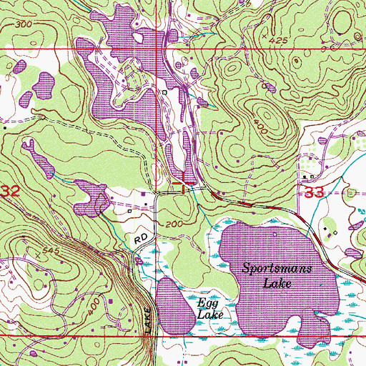 Topographic Map of Durhack Dam Number Six, WA