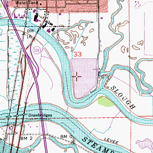 Topographic Map of Marysville Sewage Lagoon, WA