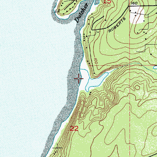 Topographic Map of Haleys Dam, WA