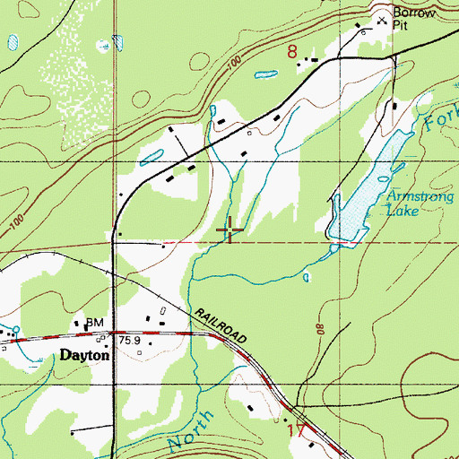 Topographic Map of Uddenberg Dam, WA