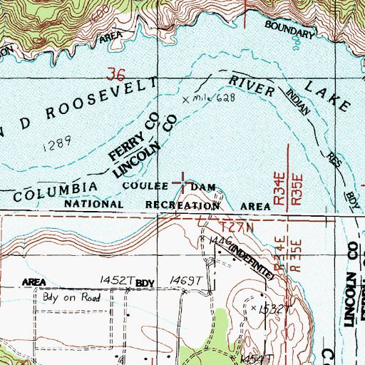 Topographic Map of Sterling Point, WA