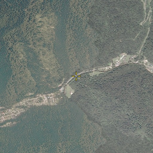 Aerial/Satellite Image of Hollow Log Branch, WV