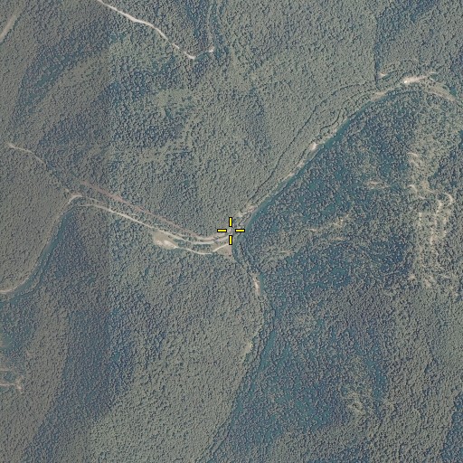 Aerial/Satellite Image of Right Fork Pine Creek, WV