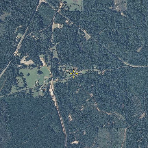 Aerial/Satellite Image of Fountain Church, AL