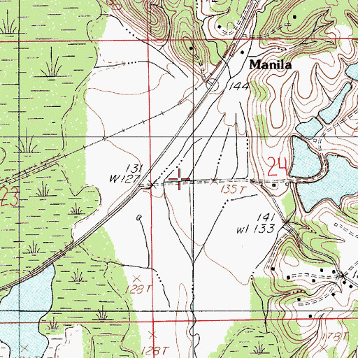 Topographic Map of Selfield Industrial Park, AL