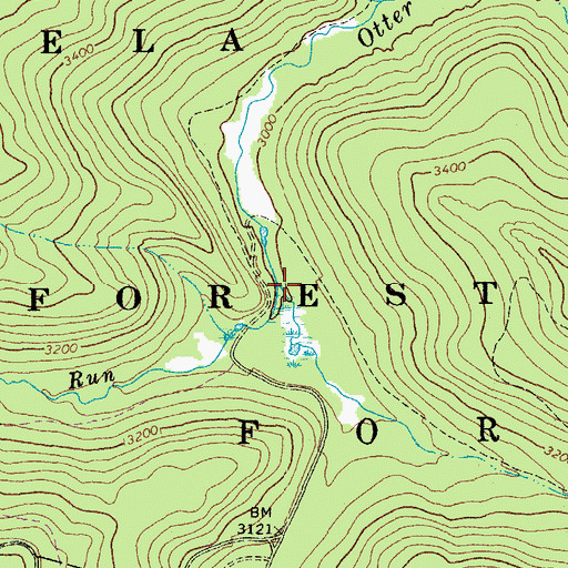 Topographic Map of Condon Run, WV