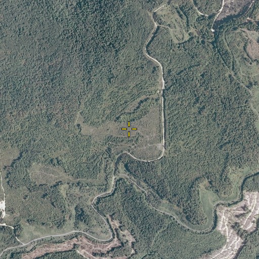 Aerial/Satellite Image of Lost Flat, WV