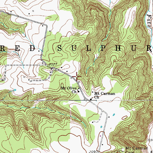 Topographic Map of Windydale School (historical), WV