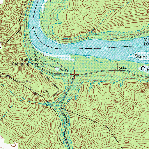 Topographic Map of Warford (historical), WV