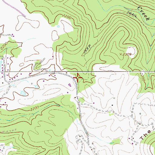 Topographic Map of Bryant School (historical), WV