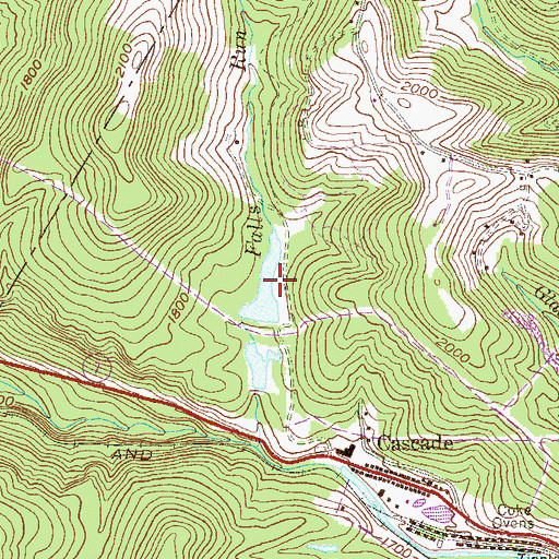Topographic Map of Preston County Light and Power Company Dam, WV