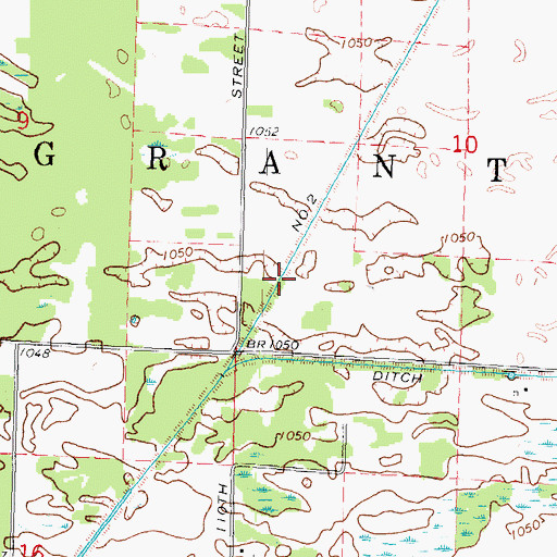 Topographic Map of Lateral Number Two, WI