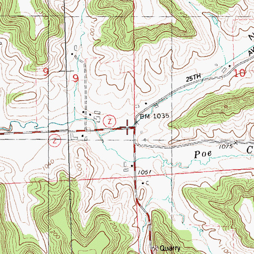Topographic Map of North Branch Black Valley, WI