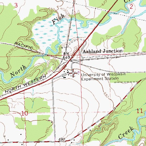 Topographic Map of University of Wisconsin Experiment Station, WI