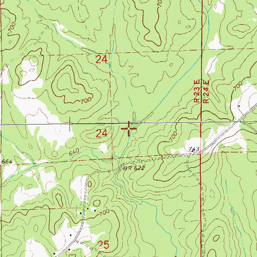 Topographic Map of Collum Mine, AL