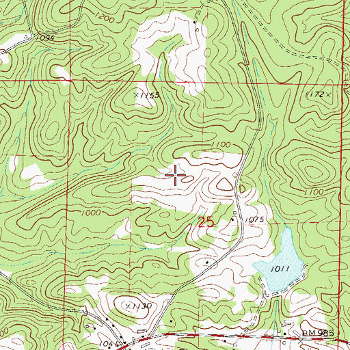 Topographic Map of Holmes Prospect, AL