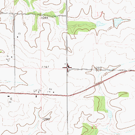 Topographic Map of Salem School Number 2 (historical), WI