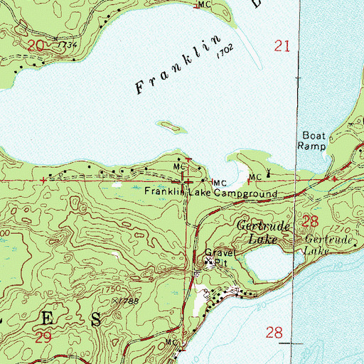 Franklin Lake Campground, WI