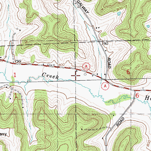 Topographic Map of Richland County, WI