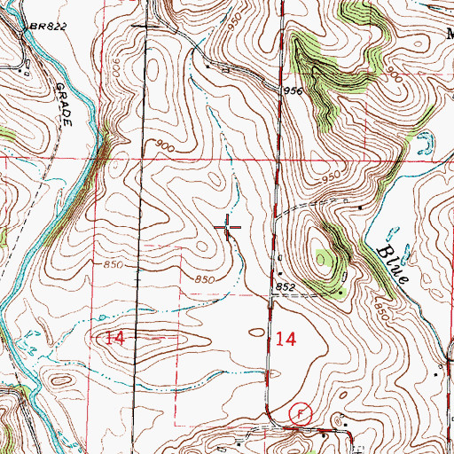 Topographic Map of Bakers Field (historical), WI