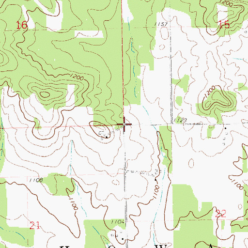 Topographic Map of Town of Howard, WI