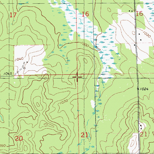 Topographic Map of Town of Wilson, WI