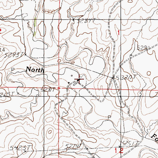 Topographic Map of Fink Prong, WY