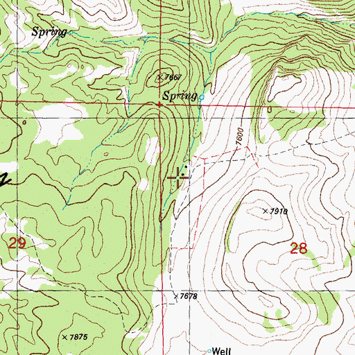 Topographic Map of Ramsbottom Cowcamp, WY