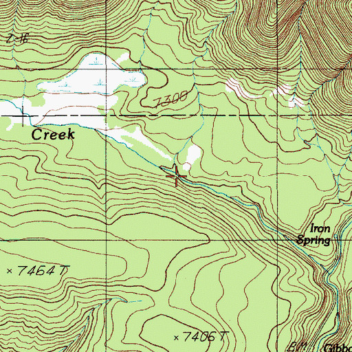 Topographic Map of Secret Valley, WY