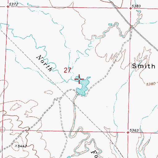 Topographic Map of Statzer Draw, WY
