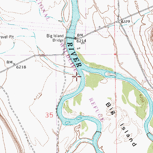 Topographic Map of West Otterson Wash, WY