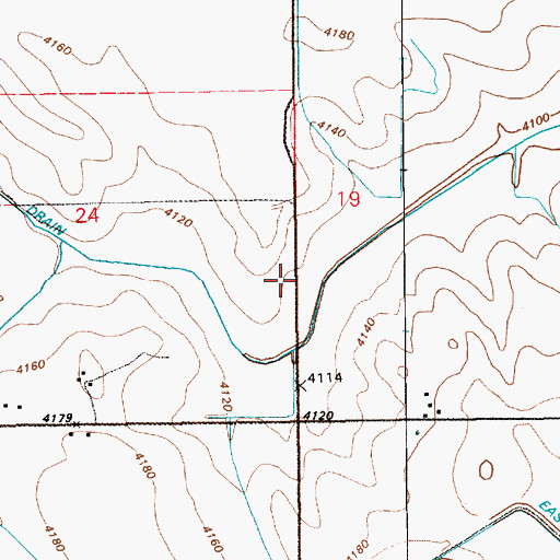 Topographic Map of Katzer Reservoir Number 3, WY