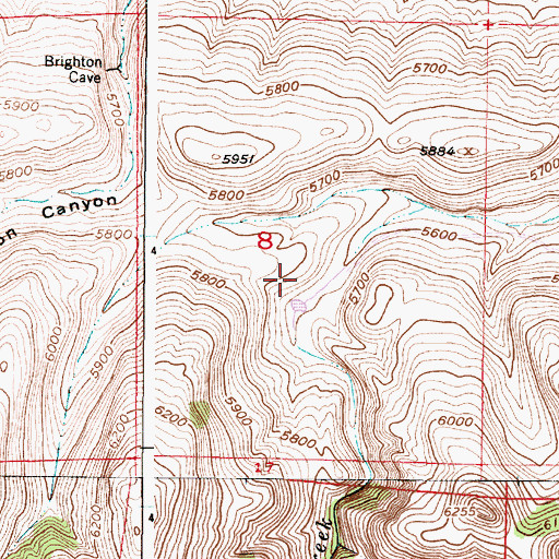 Topographic Map of Little Boxelder Reservoir Number 3, WY