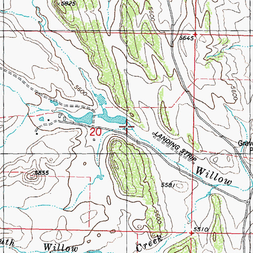 Topographic Map of Smith Number 2 Dam, WY