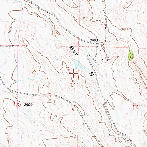 Topographic Map of Gorman Number 2 Dam, WY