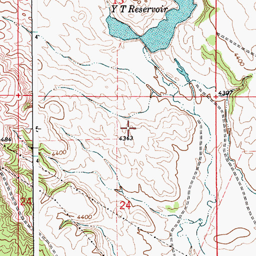 Topographic Map of Enlargement Baird Number 2 Dam, WY