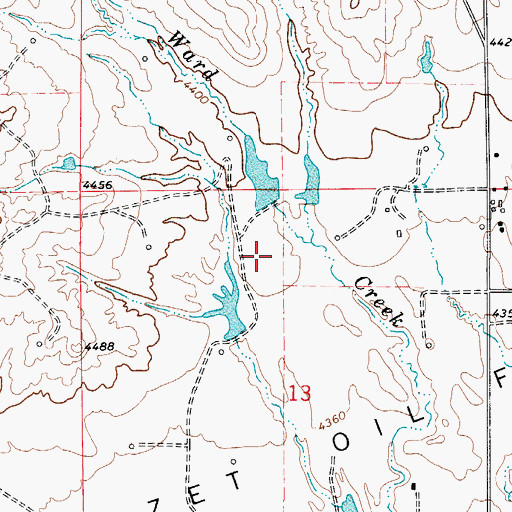 Topographic Map of Nelson Reservoir, WY
