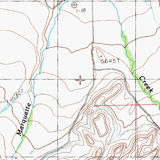 Topographic Map of Barbee Dam, WY
