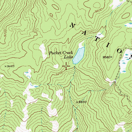 Topographic Map of J-J Reservoir Number 3 Dam, WY