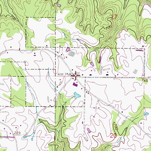 Topographic Map of Nathan (historical), AL