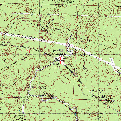 Topographic Map of State River Park, MI