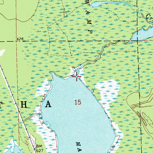 Topographic Map of Summerby Creek, MI