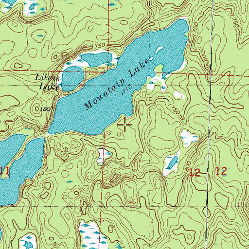 Topographic Map of Beaver Campground, MI