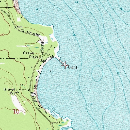 Topographic Map of Stoneycroft Point, MI