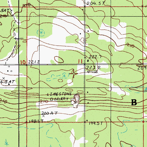 Topographic Map of Stonington Lookout Tower, MI