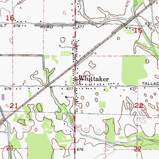 Topographic Map of Charter Township of Augusta, MI