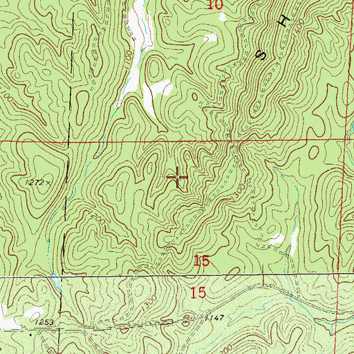 Topographic Map of M and G Mine, AL