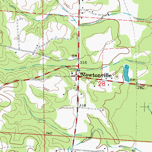 Topographic Map of Shepherd Baptist Church, AL