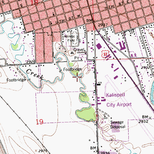 Topographic Map of 28N21W19AA__02 Well, MT